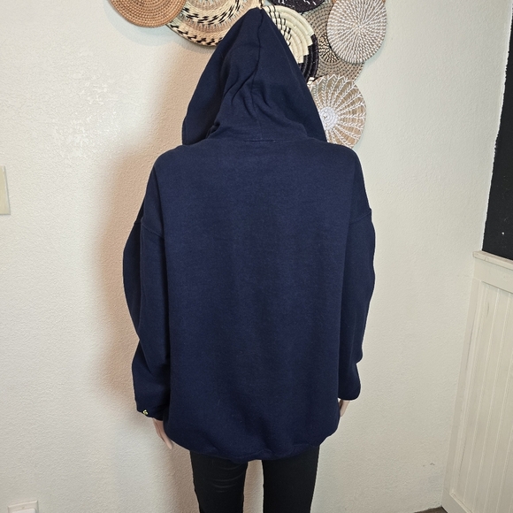 Hard Rock Las Vegas  Hoodie Womens Large Navy Full Zipper  Long Sleeve Hooded - Picture 6 of 12